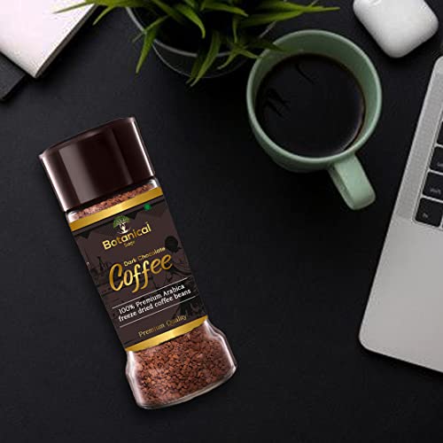 Image of Botanical sage- Dark Chocolate instant coffee | 100% Arabica freeze dried | Flavored coffee | 100g