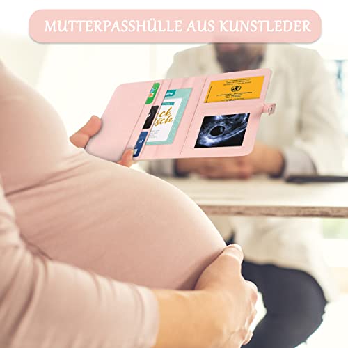 Aufisi Mutterpasshülle aus Kunstleder Organizer für Impfpass Hülle – Ansicht 6