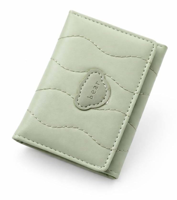 Image of Valerie Wallets for Women Leather Cute RFID Blocking Small Bifold Wallet with Zipper Coin Purse for Girls and Ladies Women's Wallet (Green)
