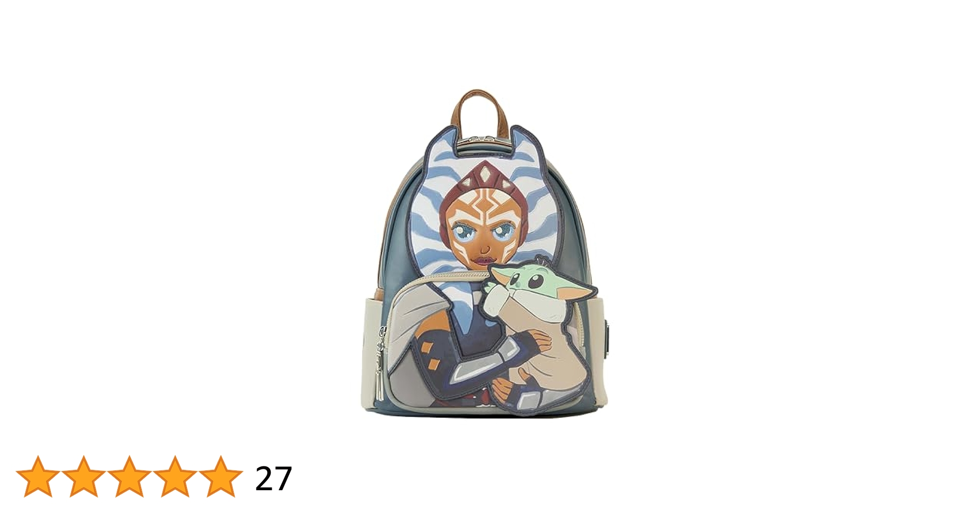 ★LOUNGEFLY★スターウォーズ アソーカとグローグー リュック Amazon.com: Loungefly The Mandalorian Ahsoka Holding Grogu