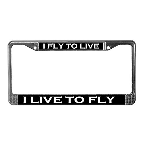 Cafepress i Fly to Live targa di immatricolazione