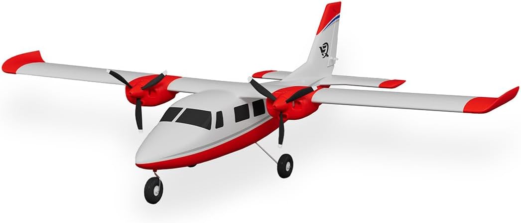 XFLY-MODELP68 850MM(33.5'') 3S RC Airplane PNP Trainer for Beginner (Transmitter, Receiver or Battery not Included) (Red)