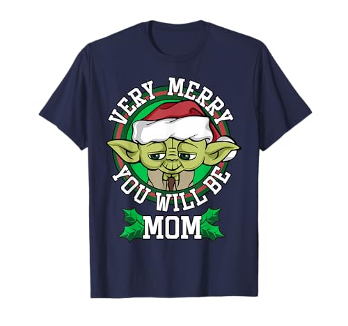 T-shirt Noël Star Wars Yoda fini le pull qui gratte pour maman
