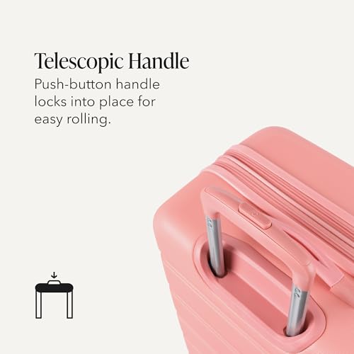 Image of SwissGear 7366, Coral Almond, Checked-Medium 23-Inch, Signature Hardside Expandable Luggage With Spinner Wheels