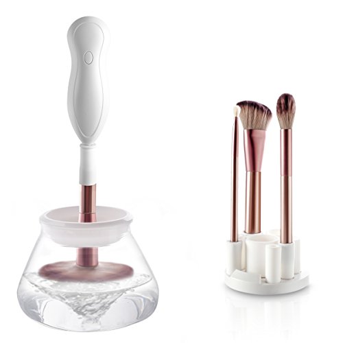 Makeup Brushes Cleaner, Easy to Use Electric Makeup Brush Cleaner and Dryer - Clean and Dry Vanity Brushes in Minute