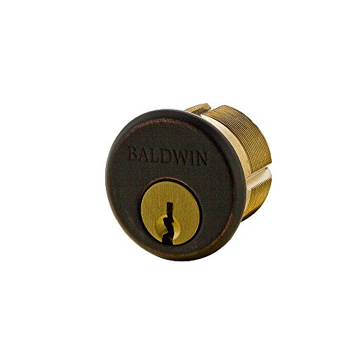 Cilindro de embutir de 1 pulgada para sustitución de cerraduras Baldwin en bronce 2