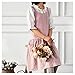 Delantal Cocina Algodón Lino Delantal Retro Vintage Mujeres Pinafore Vestido Moda japonés japonés Delantales jardín Trabajo Delantal Cocina Cocina Delantal (Color : Pink, Size : OneSize)