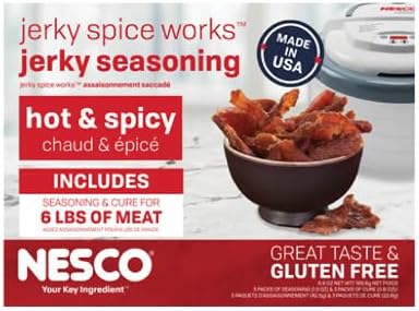 BJH-3, Jerky Spice Works, Hot-N-Spicy Flavor, 3Count, Green, 6.9 Ounce (Pack of 1), (BJH-6)
