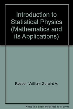 Paperback An introduction to statistical physics (Ellis Horwood series in mathematics and its applications) Book