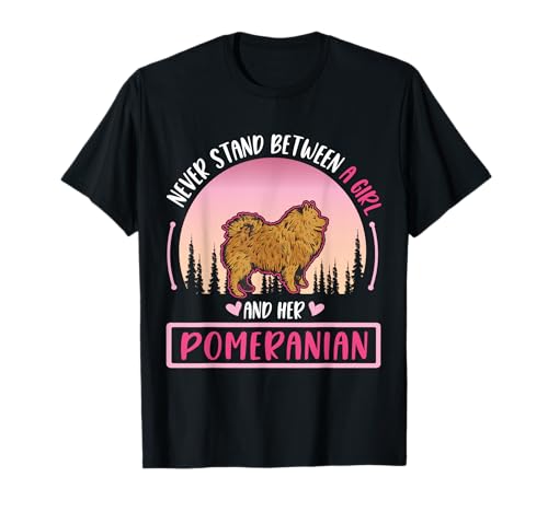 Pomeranio Chica Pomeranian Camiseta