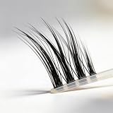 VIVIIHOO Zestaw klastrów rzęs, DIY Lash Extension Kit z klastrami Manga Lashes, ultra cienka taśma 0,3 mm, naturalny brąz, mieszanka 8–16 mm, 1 zestaw zawierający pęsetę i klej do biznesu/randki/ślubu