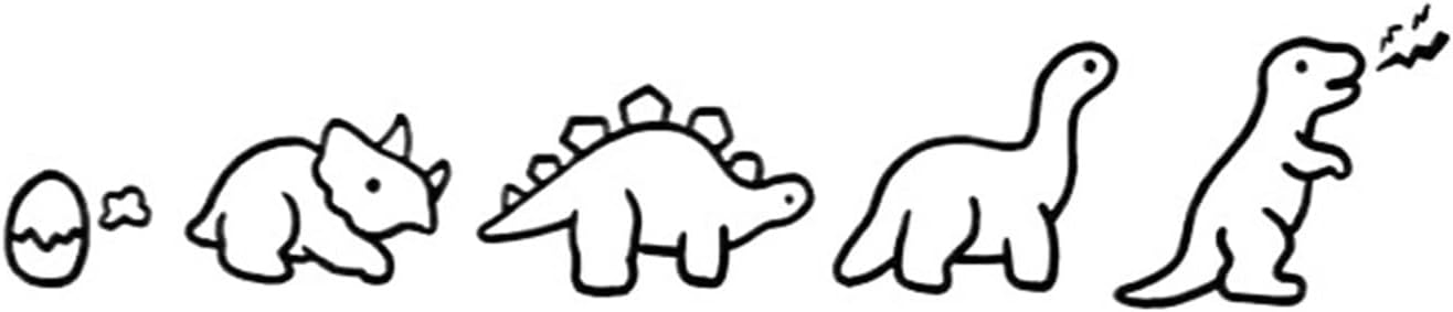 6 Sheets Dinosaurs Temporary Tattoo,Lasts To 15 Days Waterproof Semi Permanent Sticker.Fake Tattoos