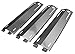 Hongso SPC271 (3-pack) Stainless Steel Heat Plates, Heat Shield, Heat Tent, Burner Cover, Vaporizor Bar, and Flavorizer Bar Replacement for Select Gas Grill Models by Grand Cafe, Grill Chef and Others (16 3/8