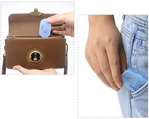 Little Daily Pill Box Case AM PM for 7 Day, Small Pocket Purse Pills Holder, Cute Drug Organiser Container 2 Times a Day