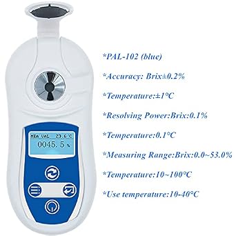 Refractometer brix Meter 0-53% 0-32% Refractometer Handheld Sugar Meter (PAL-104)