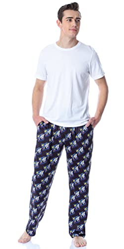 INTIMO MTV Mens' Music Television Boombox '80s Logo Sleep Pajama Pants2