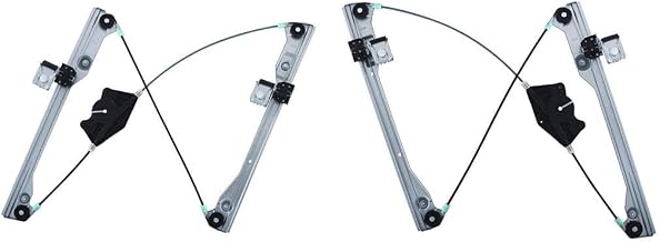 2X Window Regulator - Front Power Window Regulator Car Window Regulator fits Volkswagen Golf fits Volkswagen Jetta 2001 fits Volkswagen Golf fits Volkswagen Jetta 2002