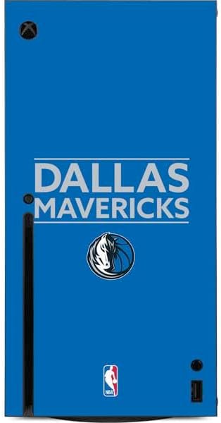 Skinit Decal Gaming Skin Compatible with Xbox Series X Console - Officially Licensed NBA Dallas Mavericks Standard - Light Blue Design