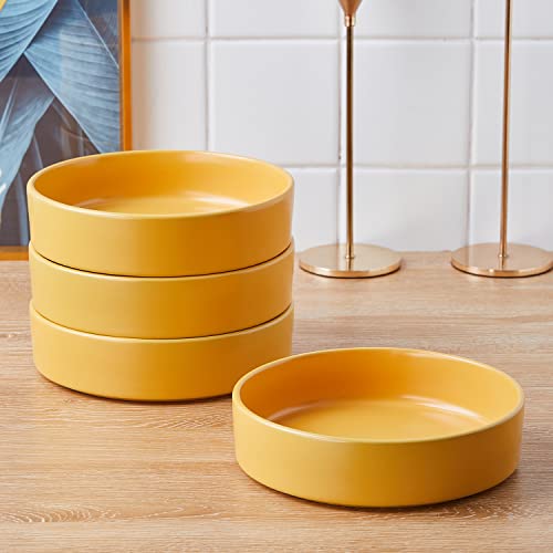 Image of Stone lain Cleo Stoneware Dinnerware Set, 16-Piece Service for 4, Yellow