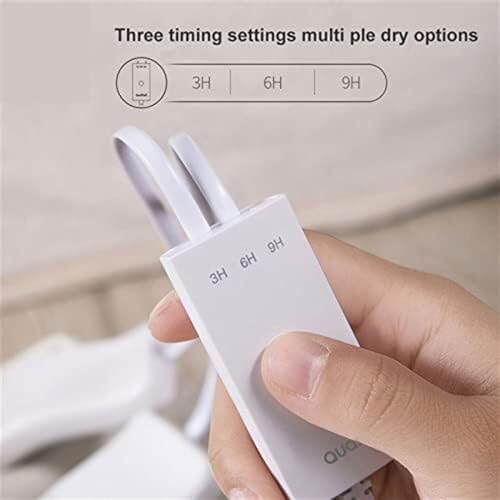 Secador de calzado portátil USB blanco miniatura 4