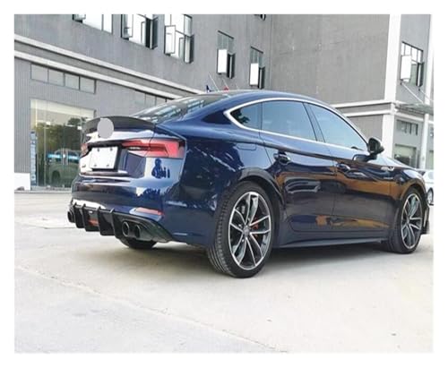 Difusor trasero Audi A5 S5 B9 spoiler de parachoques de carbono 5