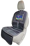 21 Main Collection Car Seat Protector with Tablet Holder - Highest Quality Non-Slip Thick Padding - Waterproof Oxford 600D Fabric