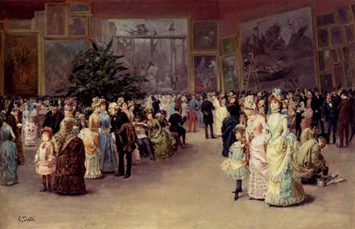Art mural classique Cesare Auguste Detti, impression tableau de maître 60x90