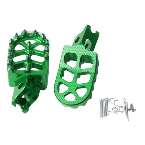 Repose-pieds moto KLX450R évacuation boue pour grip extrême