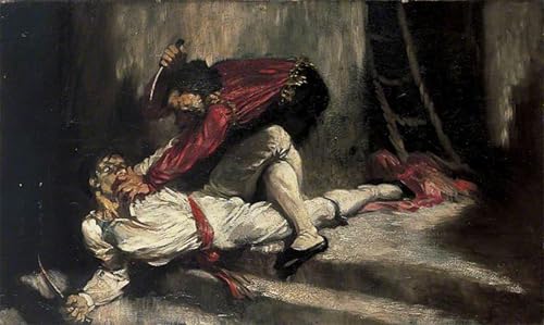 Impressions d'art mural le coup mortel Glyn Philpot poster vintage 60x90