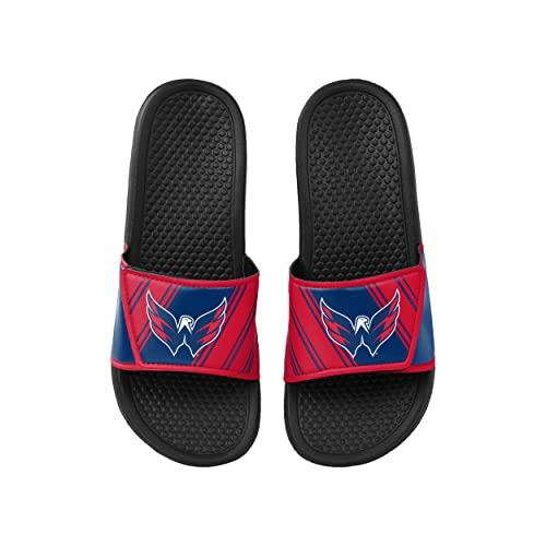 Image of FOCO Men's NHL Team Logo Sport Shower Legacy Slide Flip Flop Sandals