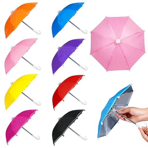 Mini parapluie pour personnes de 45.7 cm et maison de poupée ajustable