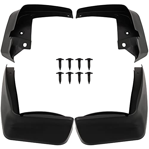 Image of ECCPP 4Pcs Mudguard Splash Guards Front & Rear 2008-2012 for Honda for Accord 2.4L 3.5L Mud Flaps Set of 4 Flexible and Bendable Mud Flaps Splash