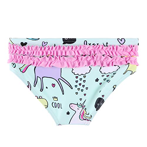 Image of Toddler /Baby Girls Rash Guard Swimsuit Long Sleeve 2 Piece Swim Bottoms Set UPF 50+ 3M-9T