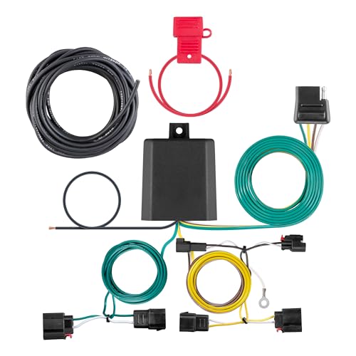 Image of Custom Wiring Harness, 4-Way Flat Output, Compatible with Select Grand Cherokee