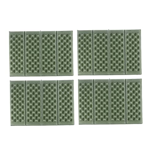 JUMPLAWN Camping Pads 4pcs Waterproof Folding Seat Cushions for Outdoor Park and Picnic