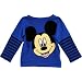 Disney Little Boys' Mickey Mouse Striped Skater-Sleeve Tee