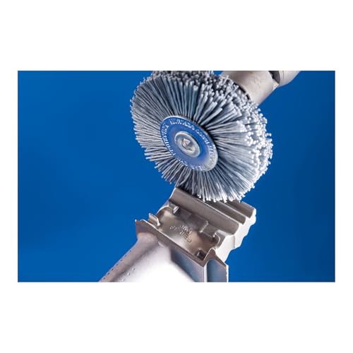 Image of PFERD Round Brush Unknotted RBU | Diameter 70 x 15 mm Shaft Diameter 6 mm SiC Filament Diameter 0.90 | 43198006 - for Straight Grinders, Drills, Bending Shafts