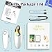 Remote Control Page Turner for Kindle Paperwhite Oasis Kobo eBook Readers,Scrolling Clicker for TikTok, Shutter for Taking Photos and Videos,Supports iPhone,iPad,Android (White)
