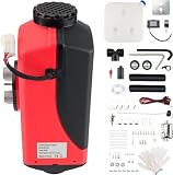 Calefacción estacionaria diésel de 12 V y 5 kW con pantalla LCD y control remoto. Silenciosa para coches, furgonetas, camiones, autocaravanas, barcos. Precalentamiento y descongelación rápidos. Kit