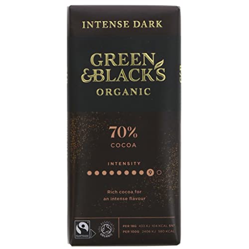Green & Blacks Organic Dark Chocolate 70% Cocoa 90g