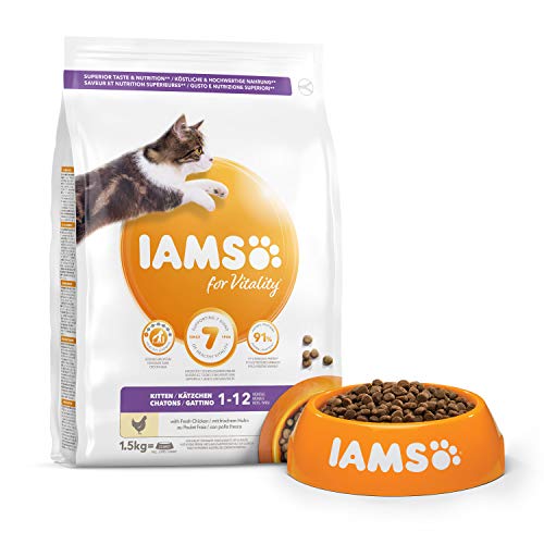  IAMS Vitality - Croquettes Super Premium Chato...