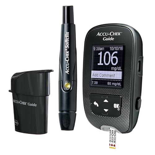 Accu-Chek Guide Glucose Monitor Starter Kit for Diabetic Blood Sugar Testing: Meter, 30 Guide Test Strips, Softclix Lancing Device, and 10 Softclix Lancets - Image 3