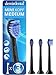 Produktbild 3er demirdental Mini Aufsätze passend für Philips Sonicare Ersatzbürsten, Medium, kleine Bürstenköpfe für präzise Reinigung, Schwarz, entspricht HX6024b