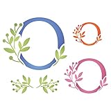 eigenen stempel gestalten Hergestellt aus weißem, durchscheinendem 7,5 oder 10 mm Mylar. Die originale Schablonenfolie ist nicht aus transparentem Kunststoff. Sie sehen erst nach dem Malen an.