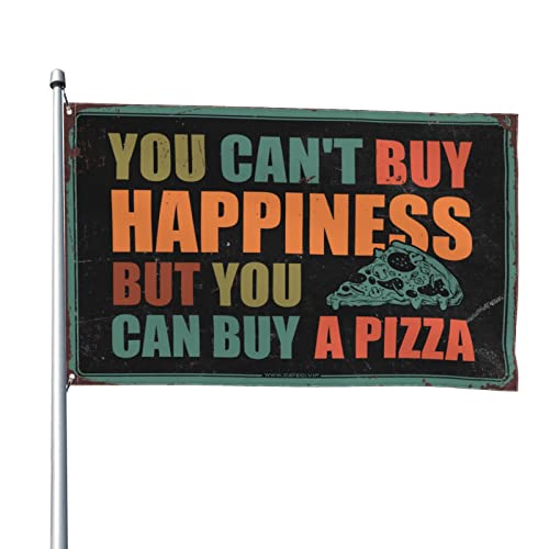 Drapeau pizza pour dortoir de garçons et déco murale de jardin automnal
