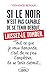 Produktbild Si le noir n'est pas capable de se tenir debout, laissez-le tomber.: Tout ce que je vous demande, c'est de ne pas l'empêcher de se tenir debout...