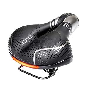 OGORI Bike Seat – Waterproof Bicycle Saddle Replacement for Men Women, Breathable Wide Universal Fit Soft Gel Cycle Seat…