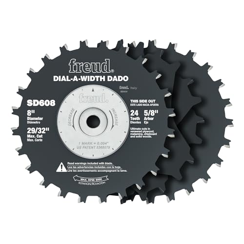 Freud SD608: 8" Dial-A-Width Stacked Dado Sets