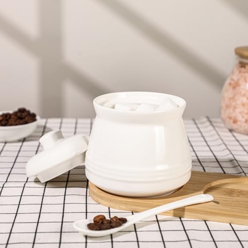 Sucrier en céramique lot de 2 zeeooil, le duo parfait pour le moment du café et du thé matinal
