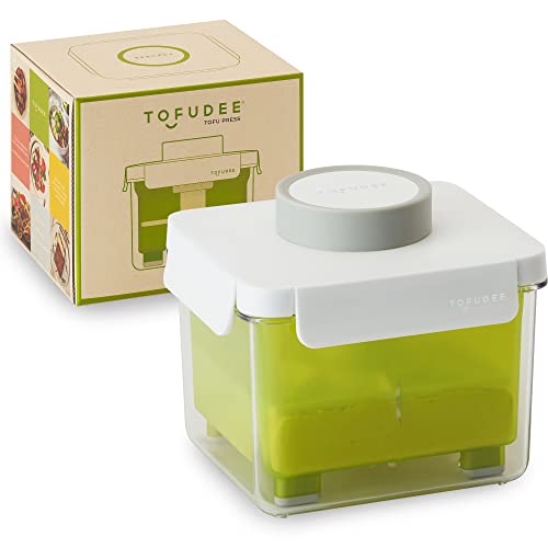 TOFUDEE Tofu Press for Vegan - Dishwasher Safe & BPA Free Tofu Presser that Swiftly Drains Water from Soft, Firm, Extra Firm & Organic Tofu Without Crack in just 15-20min - Enhanced Flavor & Texture by TOFUDEE - Used condition - US$22.15